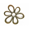 Pandantiv zamac bronz floare 80mm