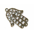 Pandantiv zamac bronz hamsa 80mm