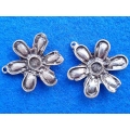 Pandantiv zamac floare 30x25mm