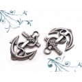 Ancora zamac argintat 38x28mm