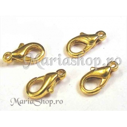 Inchizatoare carabiniera 12mm Auriu 10b