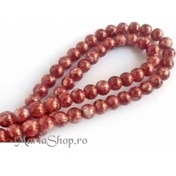 Margele sticla 16 sfere 8mm 5b