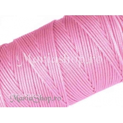 Snur pentru bratari roz bebe, 0.8mm 5m