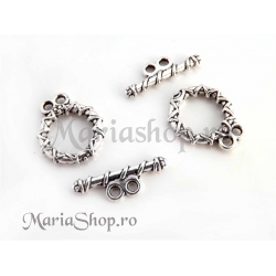 Inchizatoare toggle Ag antic 2 siruri 1b
