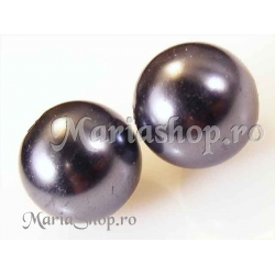 Perle  sticla gri inchis hem14 5b