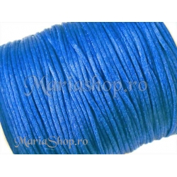 Snur satin albastru, 1mm