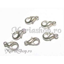 Inchizatoare carabiniera 12mm Argintiu 10b