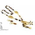 Set colier si cercei agate