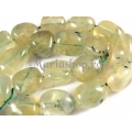 Prehnit slefuit nuggets G 14mm 2b