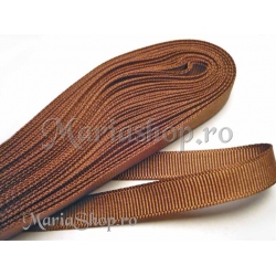 Panglica ripsata 10mm - maro