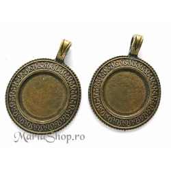 Pandantiv zamac baza cabochon 1 48x36 bz