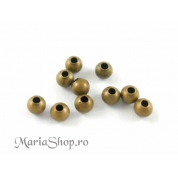 Margele metalice Bz 4mm x50