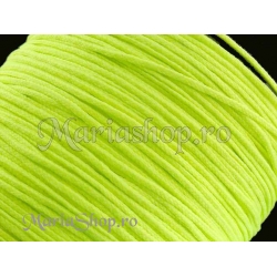 Snur pentru bratari vernil neon OZ, 1mm 5m