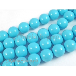 Perle Mallorca blue 14mm 2b
