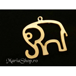 Pandantiv zamac Au elefant contur