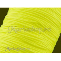 Snur nylon cu guta, galben neon - 1mm 5m
