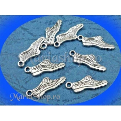 Charm argintiu pantof 2b