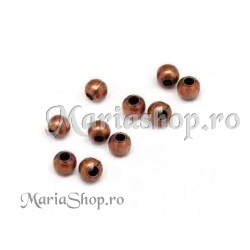 Margele metalice Cu 3mm