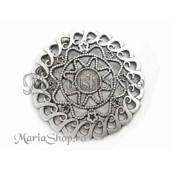 Mandala decor zamac 62mm