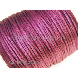 Snur satin lt fucsia 1mm 5m