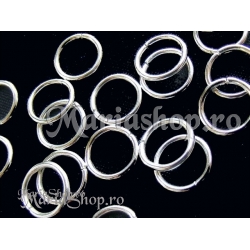 Zale argintii 6x0.7mm