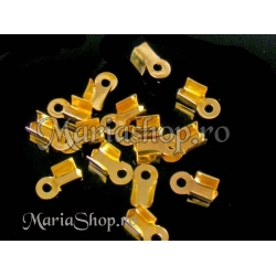 Conector-capat pentru snur-panglica 4mm Au 30b
