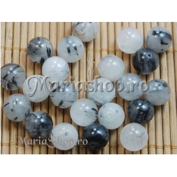 Cuart turmalinat 8mm 5b