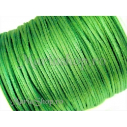 Snur satin verde mint 1mm 5m