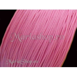 Snur nylon cu guta, st roz - 1mm 5m