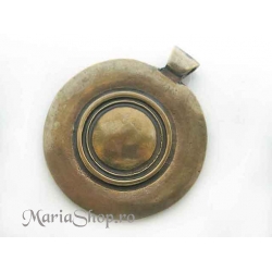 Pandantiv zamac tribal bronz 82x70mm
