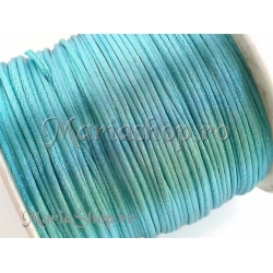 Snur satin turcoaz vrz 1mm 5m