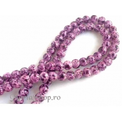 Margele sticla 3 sfere 8mm 5b