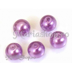 Perle sticla lila dlc 8mm 20b
