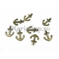 Charm ancora bronz 11mm x5