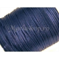 Snur satin bleumarine 1mm 5m