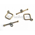 Toggle patrat LT bronz 1b
