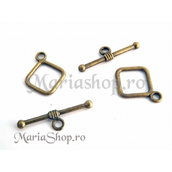 Toggle patrat LT bronz 1b