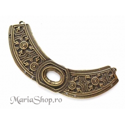 Baza colier zamac bronz 110x42mm