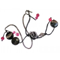 Colier black rose