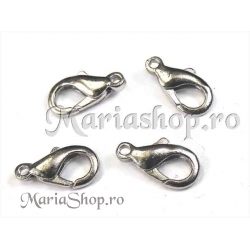 Inchizatoare carabiniera 12mm Ag Nichel 10b